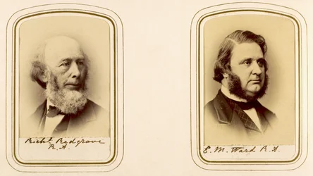 Porträtt av Richard Redgrave och Edward Matthew Ward